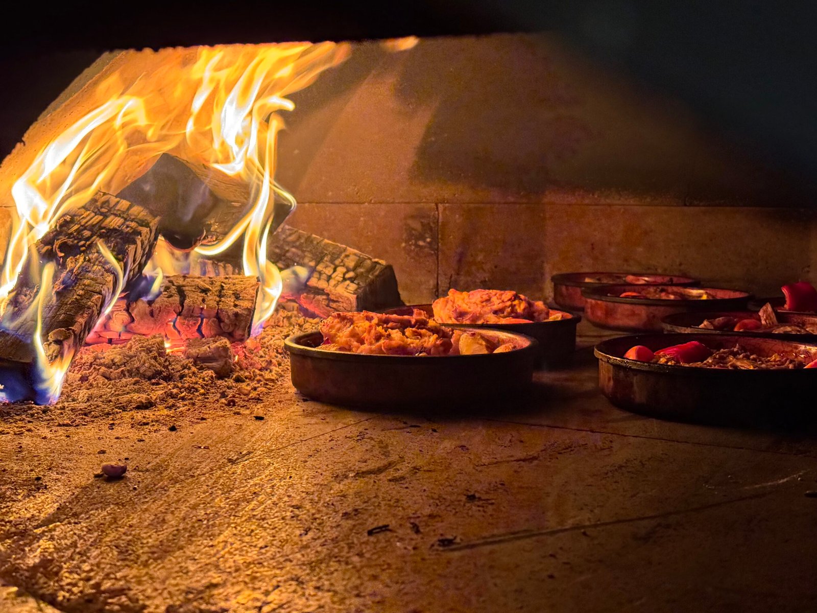 Food from the Tandır kitchen