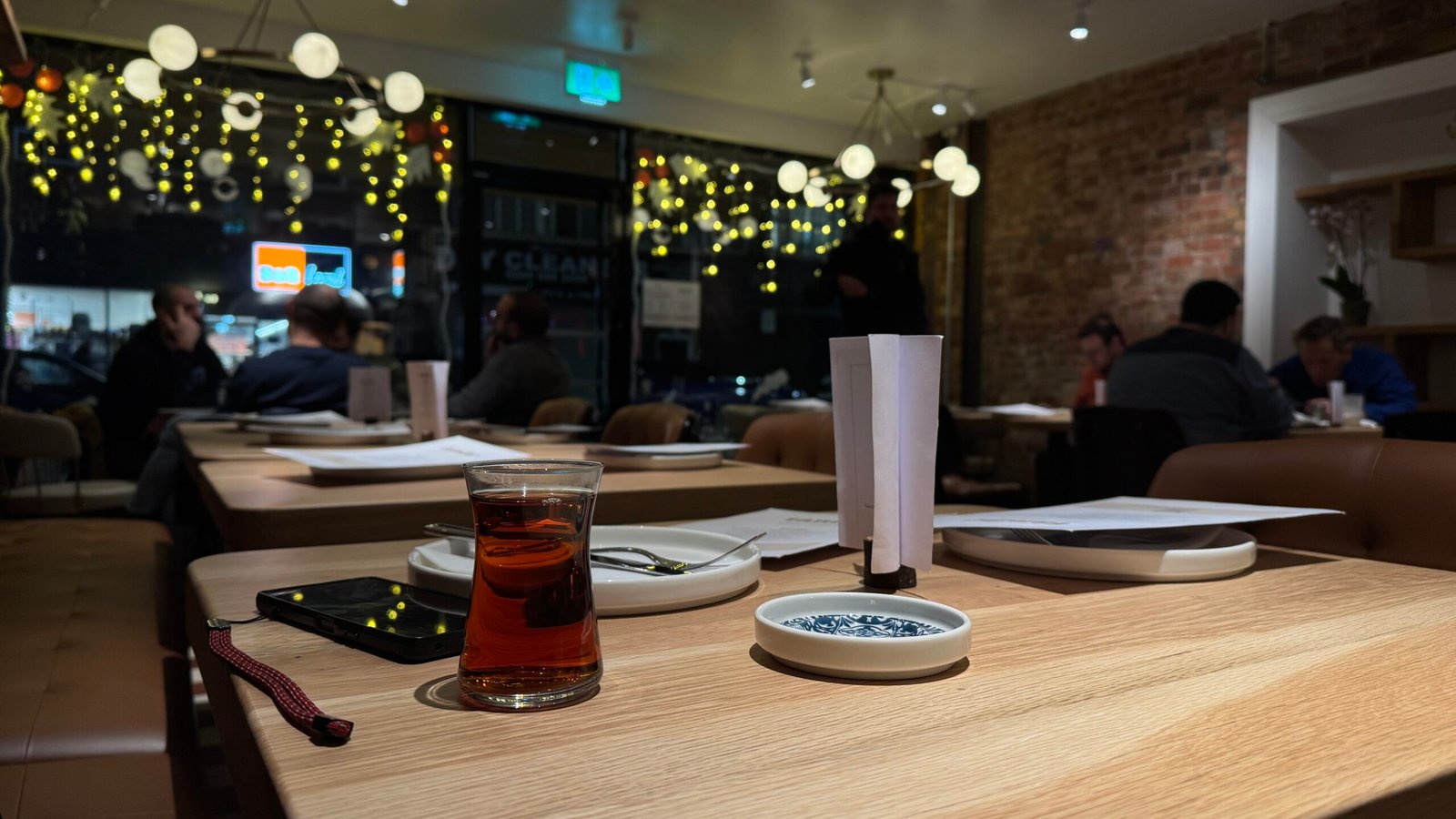 A detailed view of the Tandir dining experience