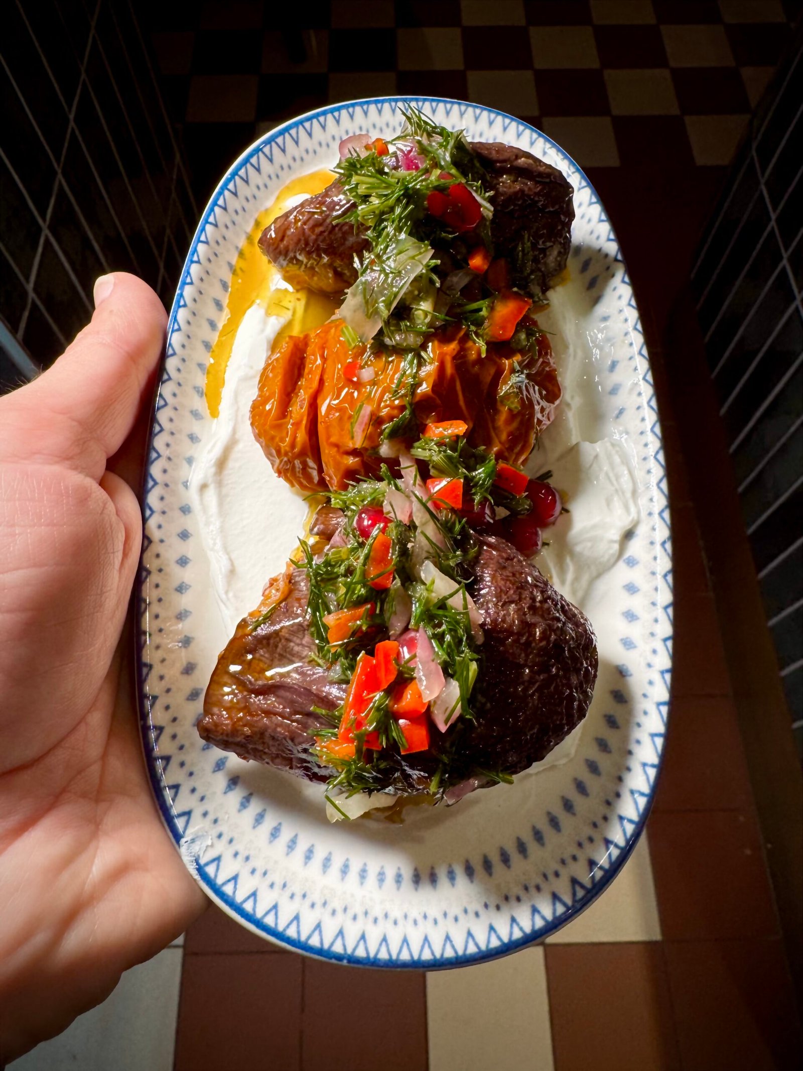 A freshly prepared Anatolian dish